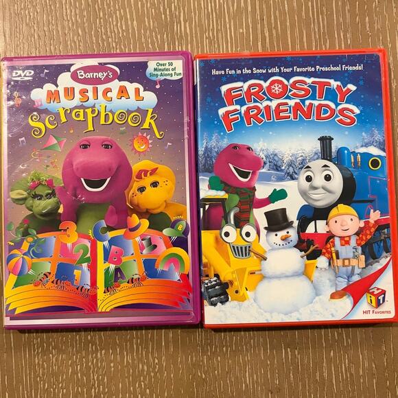 Barney Musical Scrapbook/ Frosty Friends Bob the Builder Thomas the Train - Picture 1 of 2
